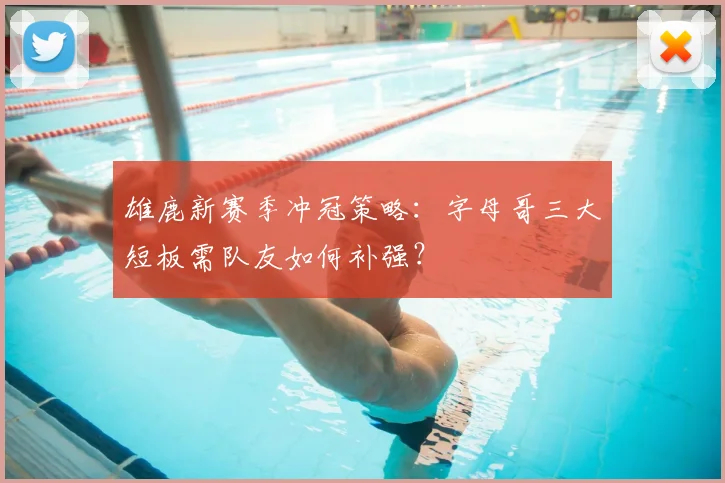 雄鹿新赛季冲冠策略:字母哥三大短板需队友如何补强?